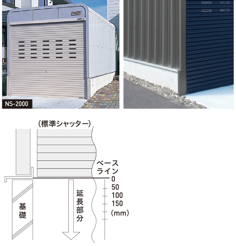 シャッター延長